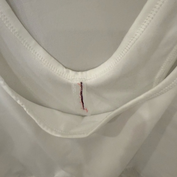 Free People white and green Tennis shorts onesie sz large - Picture 6 of 8